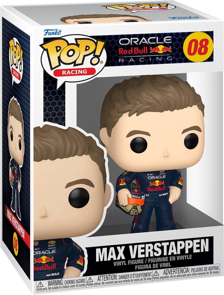 Funko pop! formula 1 max verstappen met helm