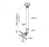 Neomunts fpma-c100 Monitor Plafongshëllef