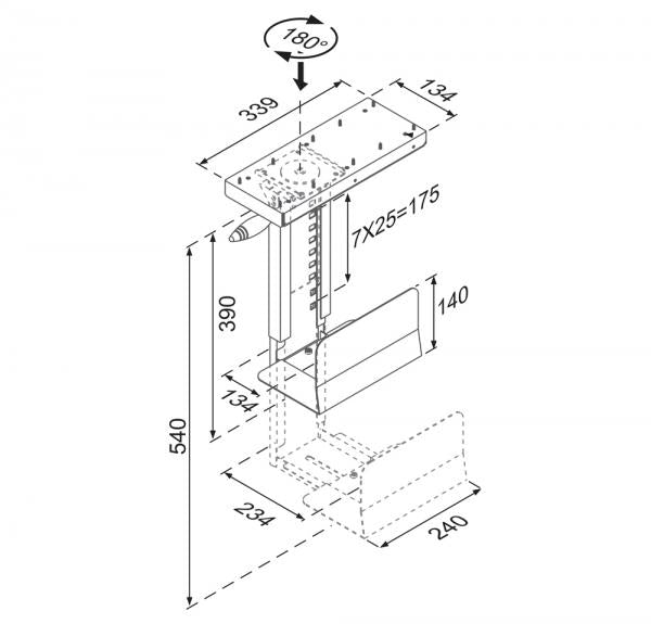 Neomounts por NewStar CPU-D250black