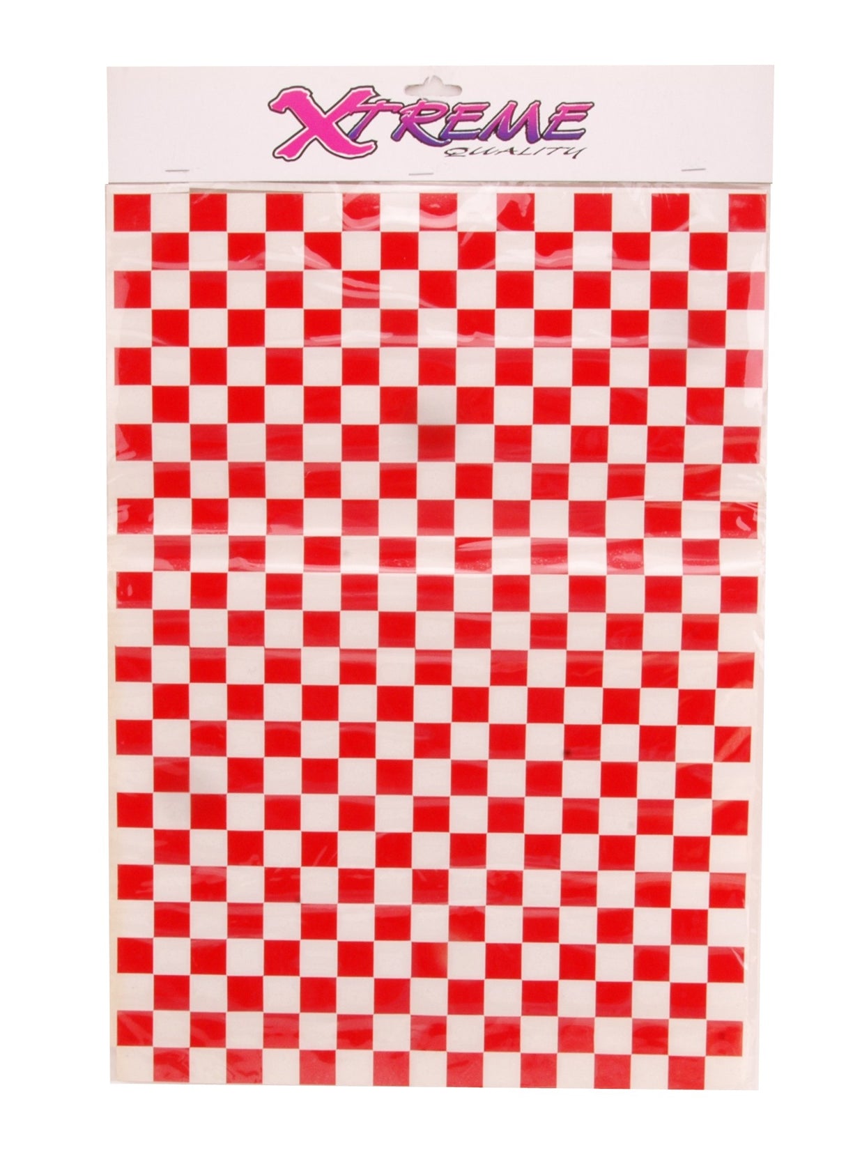 Diverse stickerset blokvlag rood