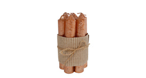 Tafelkaars x7 ambiance s metallic koper 2x2x12cm
