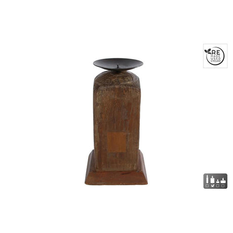 Cosydecor kandelaar raymond naturel hout