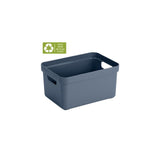 Sunware - sigma home opbergbox 5l donkerblauw - 25,2 x 17,5 x 12,2 cm
