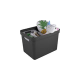Sunware sigma home opbergbox 18l - 35x24.6x24.3 cm - antraciet