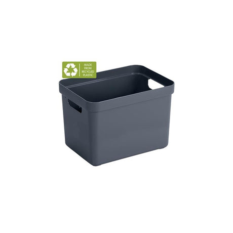 Sunware sigma home opbergbox 18l blauwgrijs