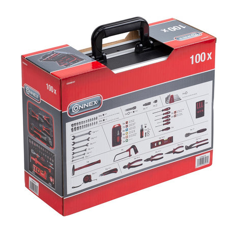 Connex producten gereedschapskoffer 100 delig alu koffer