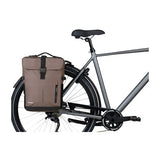 Basil dubbele fietstas move mik 30 liter 16 x 27 x 38 cm - bruin