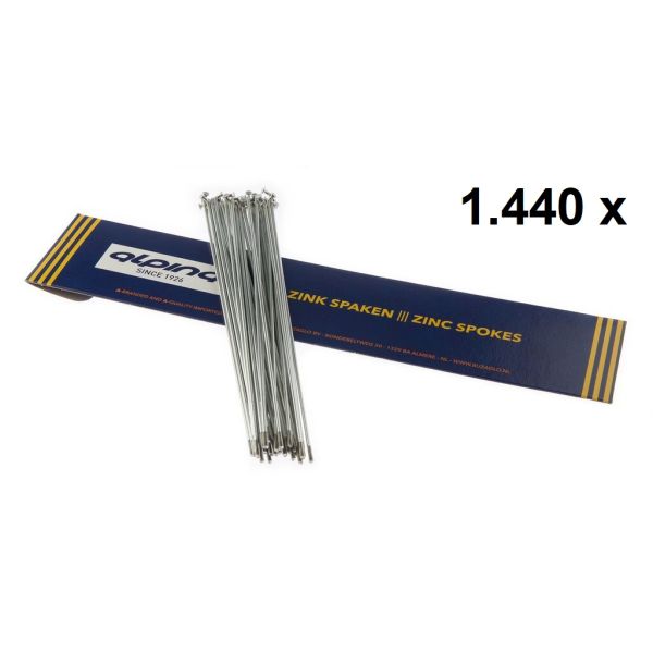 Alpina spaken 286-13 ø2.33mm fg2.6 verzinkt - zilver (1440 stuks)
