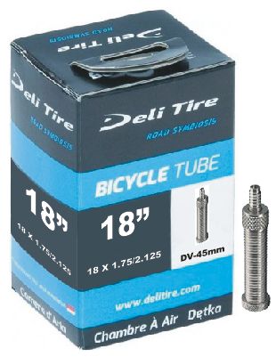 Deli Tire Inner Tube DV4 18 pouces 45 mm 18x1,75 2.125 40 57-355 DV