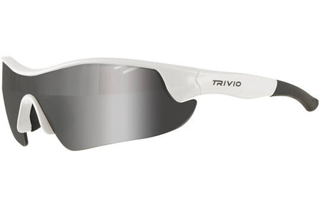Trivio - fietsbril vento nova wit lens zwart mirror