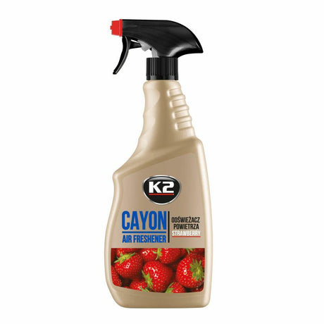 K2 luchtverfrisser. cayon 700 aardbeienatoom 700ml