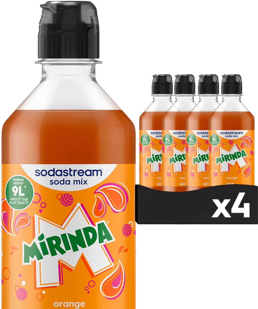 Sodastream mirinda siroop 4 x 440ml