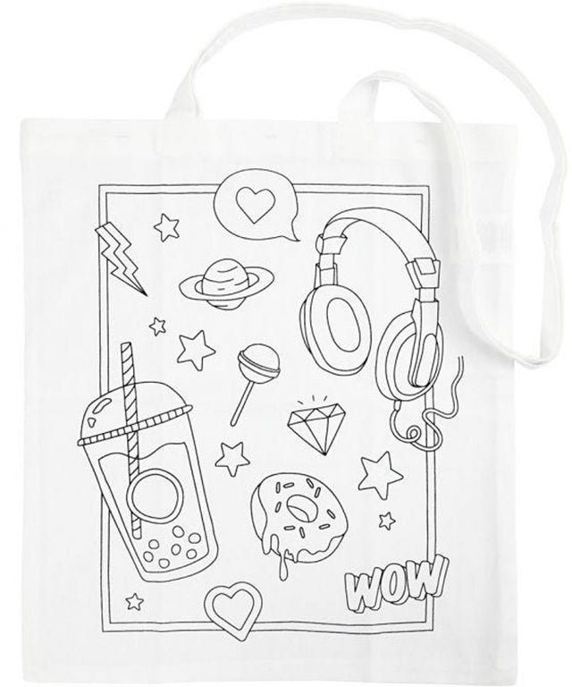 Creativ company schoudertas met print