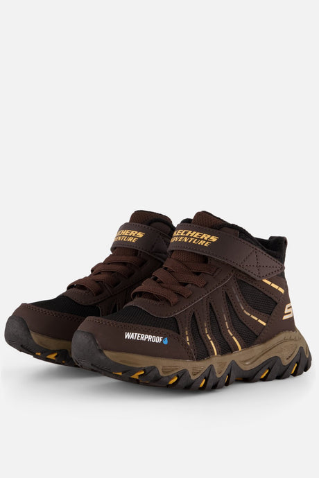 Skechers rugged ranger - storm trail jongens wandelschoenen - zwart bruin geel 29