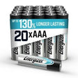 Batterij energizer max plus aaa 20 stuks