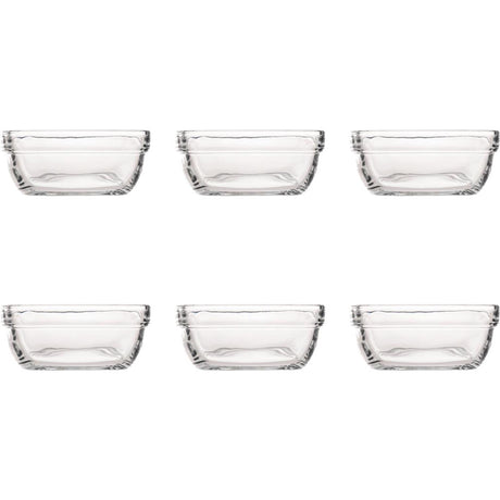 Duralex schaal carre 11cm 6 stuks