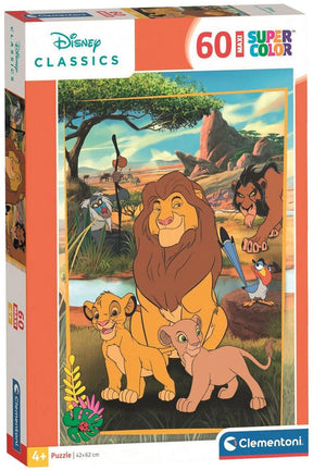 Clementoni kinderpuzzel disney classic - puzzel 60 maxi stukjes - legpuzzel voor je kind - educatief speelgoed - puzzels voor kinderen vanaf 4 jaar