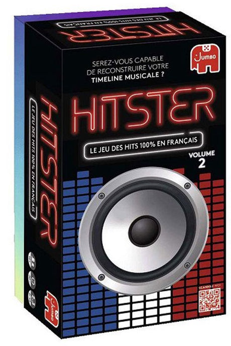 Hitster jumbo chansons francophone – franstalig muziekspel – franse muziek – partyspel – actiespel