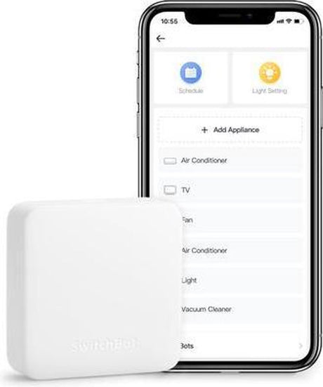 Switchbot slimme afstandsbediening hub mini slimme controllers transparant