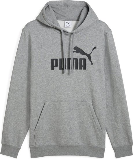 Puma ess no. 1 logo hoodie fl heren sporttrui - medium gray heather 2xl
