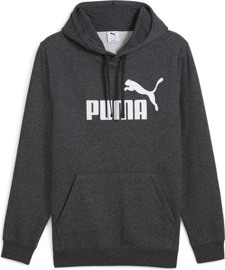 Puma ess no. 1 logo hoodie fl unisex trui - dark gray heather 2xl