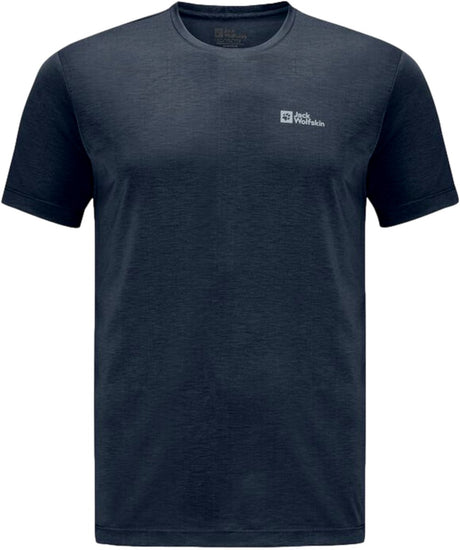 Jack wolfskin vonnan s s t m heren t-shirt-midnight sky