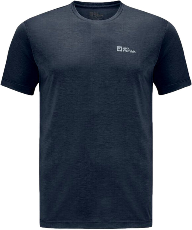 Jack wolfskin vonnan s s t m heren t-shirt-midnight sky