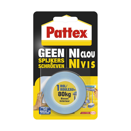 Pattex 1006953 - supermontage tape 80kg | 12 stuks