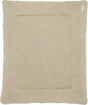 Meyco baby mini knots boxkleed - sand - 77x97cm