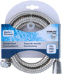 Bath shower douche slang 150 cm - rvs - geschikt voor iedere standaard douche - eenvoudig te monteren - onderhoudsvriendelijk - flexibel en knikbestendig - lengte 150 cm - kleur zilver