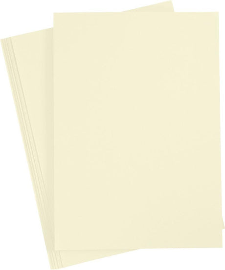Creativ company creotime karton 21 x 29,7 cm 10 stuks pastel geel