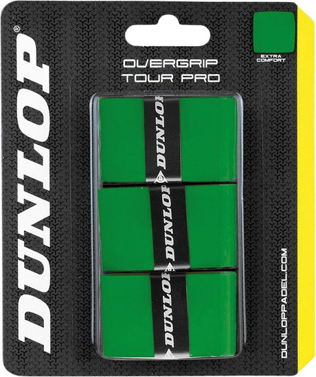 Dunlop tennis padel overgrip - groen - 3 pack