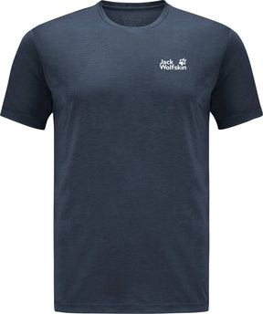 Jack wolfskin vonnan s s t m heren outdoorshirt-midnight sky