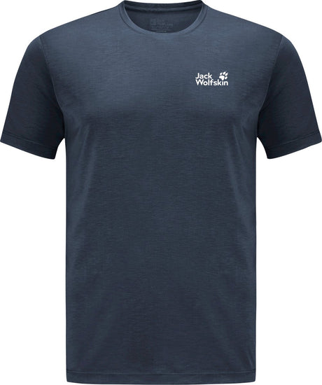 Jack wolfskin vonnan s s t m heren outdoorshirt-midnight sky