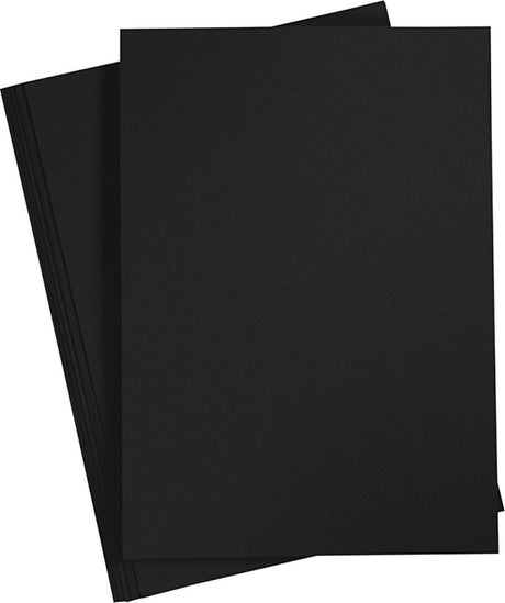 Creativ company karton zwart a4, 210-220g, 10 vellen