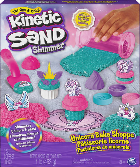Kinetic sand - eenhoorn bakkerij-speelset - sensorisch speelgoed - 454 gram origineel