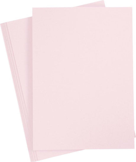 Creativ company creotime karton 21 x 29,7 cm 10 stuks pastel lichtroze