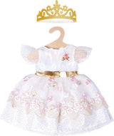 Heless poppenjurk prinses met kroon, 35-45 cm