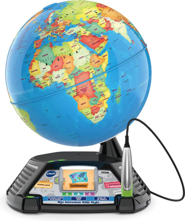 Vtech interactieve wereldbol + licht en geluid