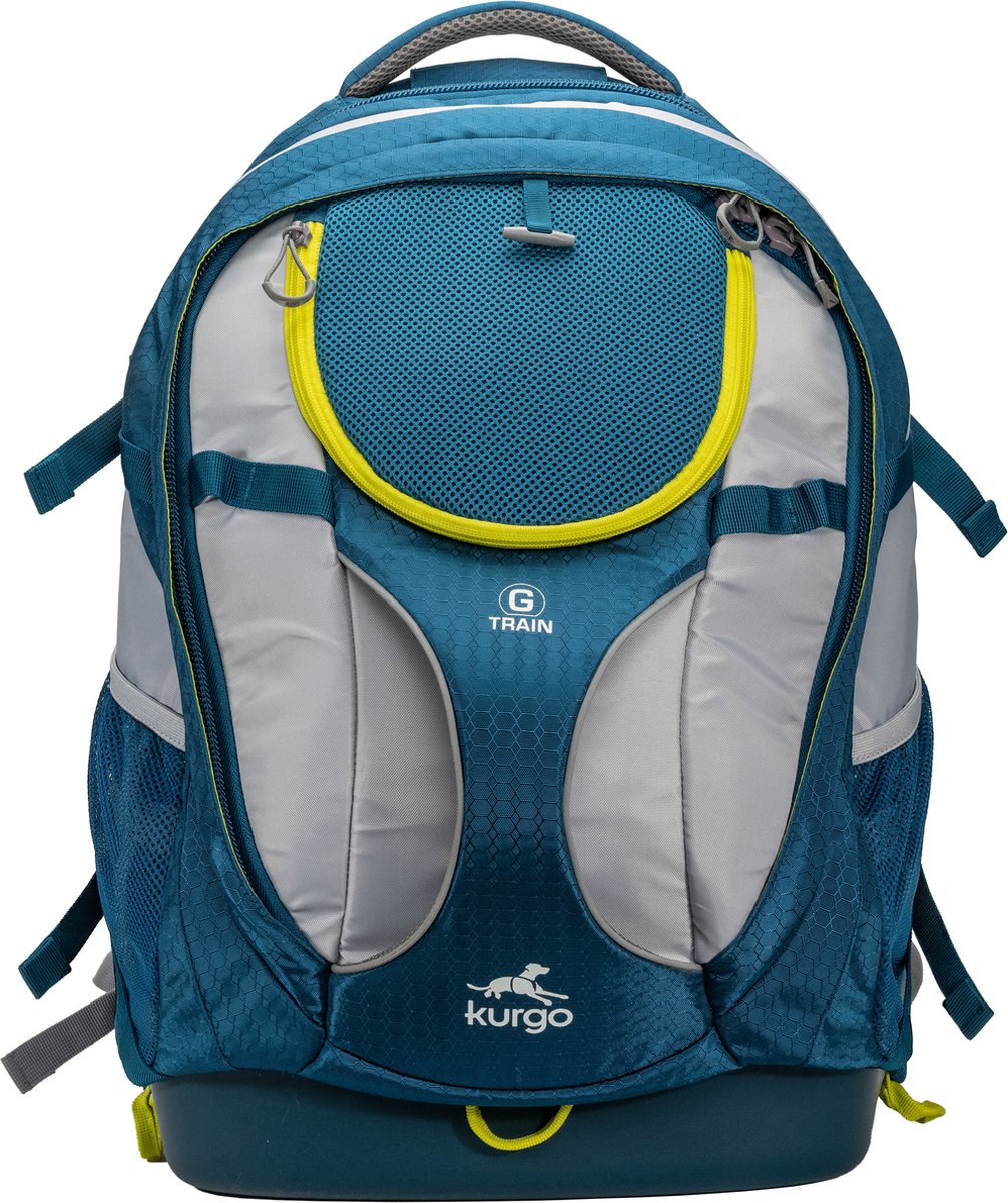 Kurgo g-train k9 pack rugzak voor honden - hondenrugzak - ink blue one size