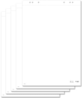 Sigel flipoverblok meet up 80g 68x98cm blanco 5 sets a 20 vel met perforatie