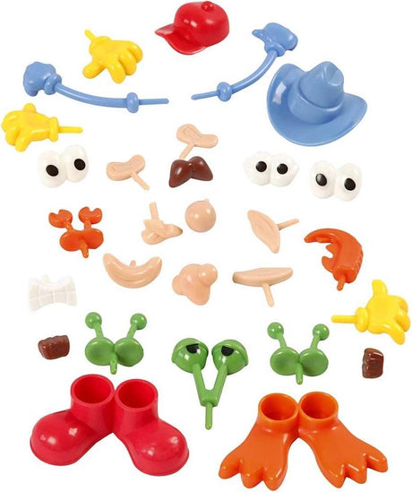 Creativ company lichaamsdelen afm 0 8-6 8 cm diverse kleuren 26div