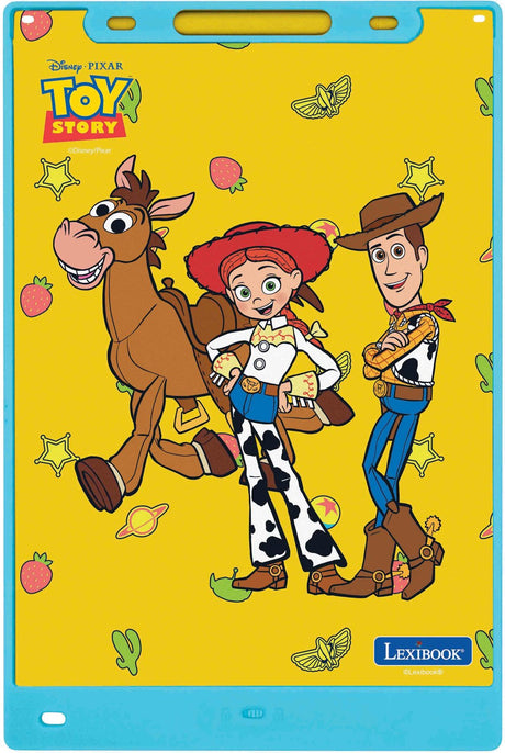 Lexibook speelgoed story 11’’ meerkleurige leer- en teken-e-ink-tablet met sjablonen