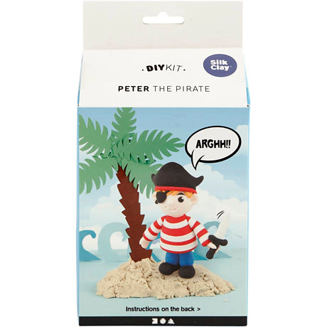 Silk clay knutselset piraat peter 6-delig