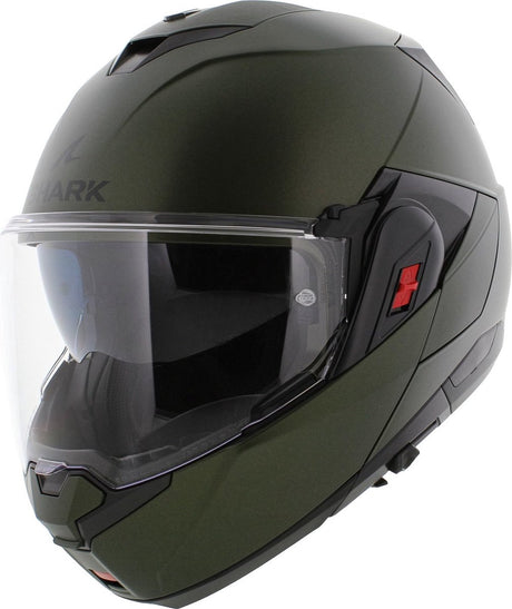 Shark oxo helm solid mat groen xxl - systeemhelm motorhelm xxl