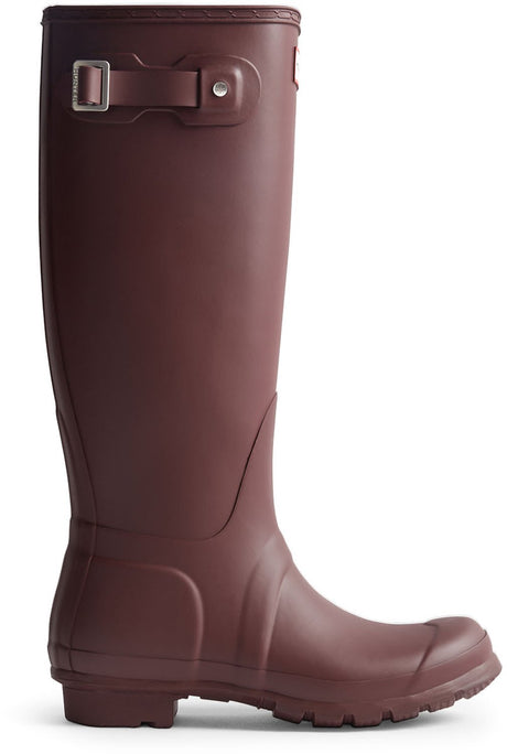 Hunter womens original tall boot dames regenlaarzen - bordeaux rood 38