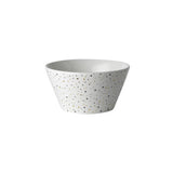 Dutch rose amsterdam loft kom 10 cm wit glitter | 2 stuks