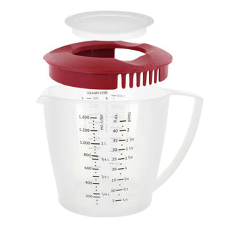 Westmark maatbeker met deksel 1.4 liter | 2 stuks