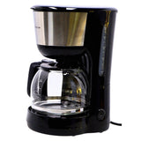 Inventum koffiezetter 1.25l zwart rvs 10 kopjes