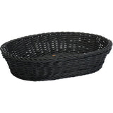Westmark saleen broodmand ovaal zwart 32x23x7cm - kunststof design.